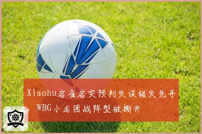 Xiaohu岩雀岩突预判失误错失先手，WBG小龙团战阵型被撕开